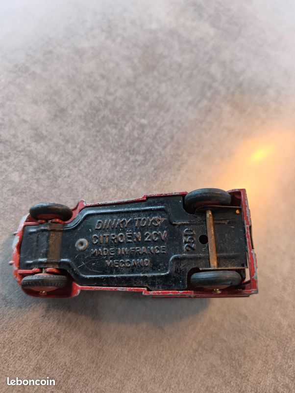 Dinky Toys France Citroen 2Cv Fourgonnette Incendie Ref 25D