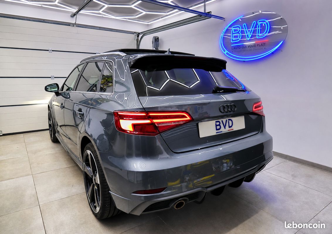 Audi A3 Sportback 1.6 TDI 116ch S line S Tronic + toit ouvrant + sièges chauffants + Bang & Ofulsen (image 2)