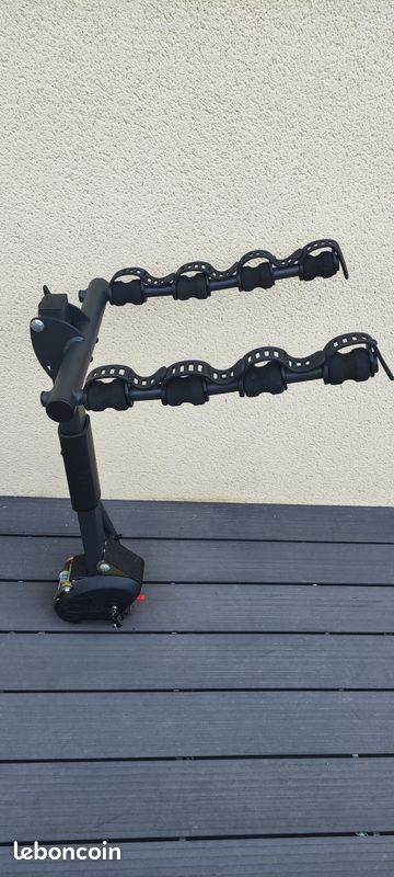 Porte-Vélos Attelage Mottez 3 Vélos - Rabattable Système Rapide | Compatible Boule