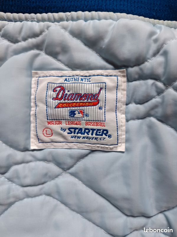 Blouson Bomber Majestic New York Mets Vintage Années 90, Taille XL, Noir, Mike Piazza