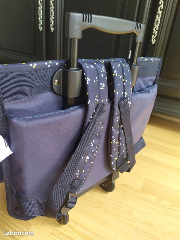 Cartable à roulettes filles 41 cm Cp à Cm1 (image 3)