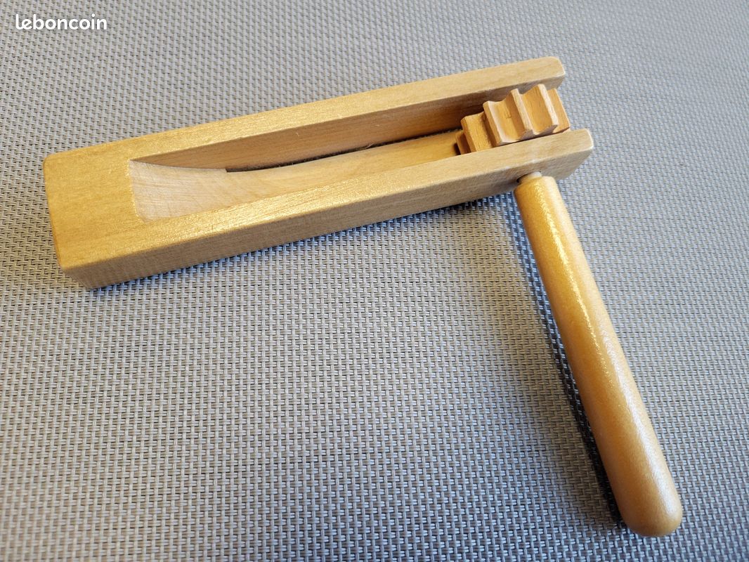 Crécelle en bois poli pour enfants, parents, éducation mus (image 3)