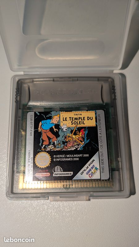 Notice / Booklet - Tintin Le Temple Du Soleil - FAH - Game Boy - No
