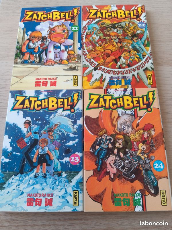 Vends manga zatchbell en français tome 21,22,23,24 pour 12 euros le manga au choix (image 1)