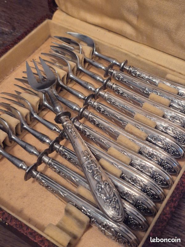 Lot De 12 Fourchettes À Huîtres Fackelmann Spécialités Culinaires à Prix