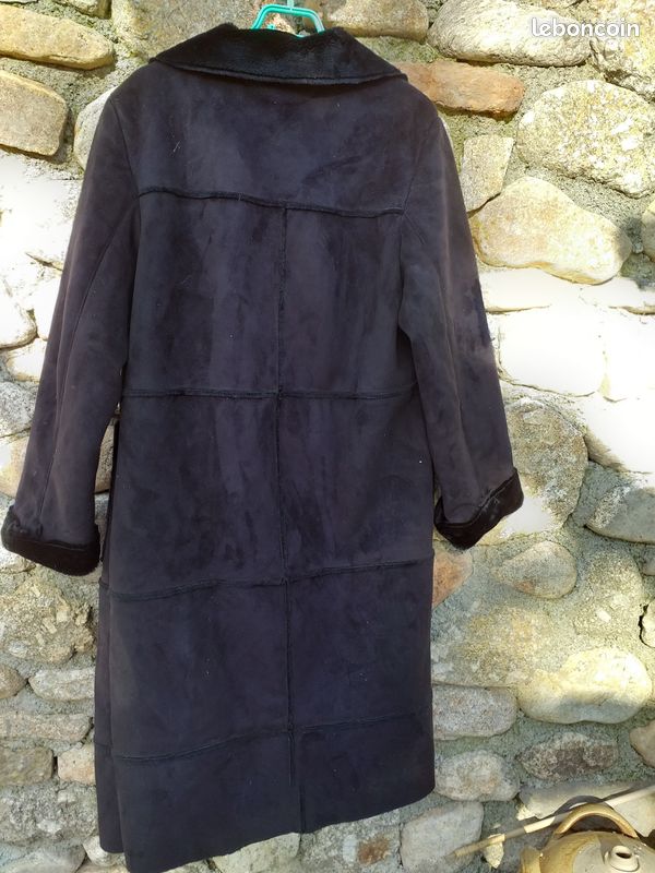 Manteau long noir (image 2)