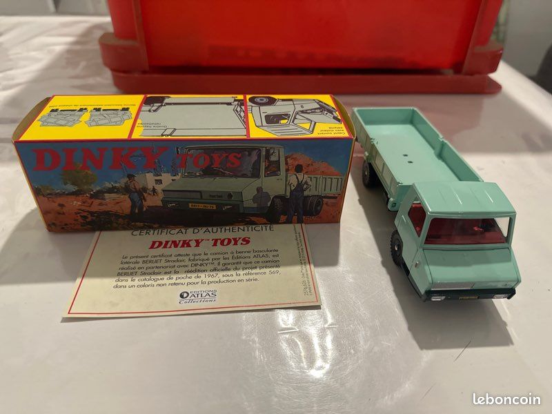 Dinky toys 580 Berliet Benne Carrières + Boite d'origine Mad