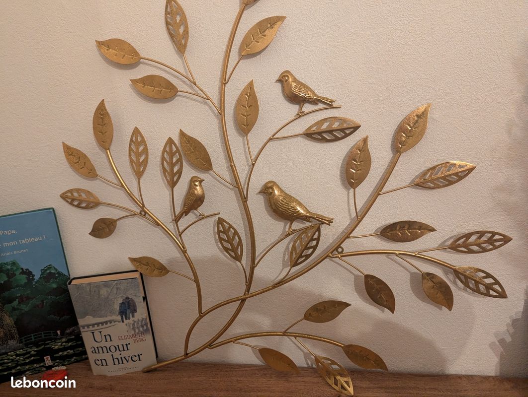 Déco murale oiseaux feuillage (image 1)