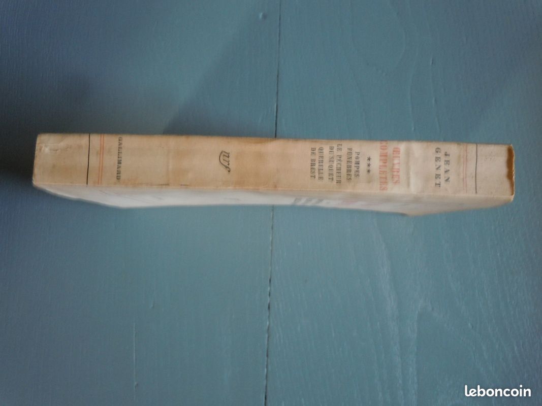 Jean Genet oeuvres complètes tome 3 édition de 1953 (image 3)