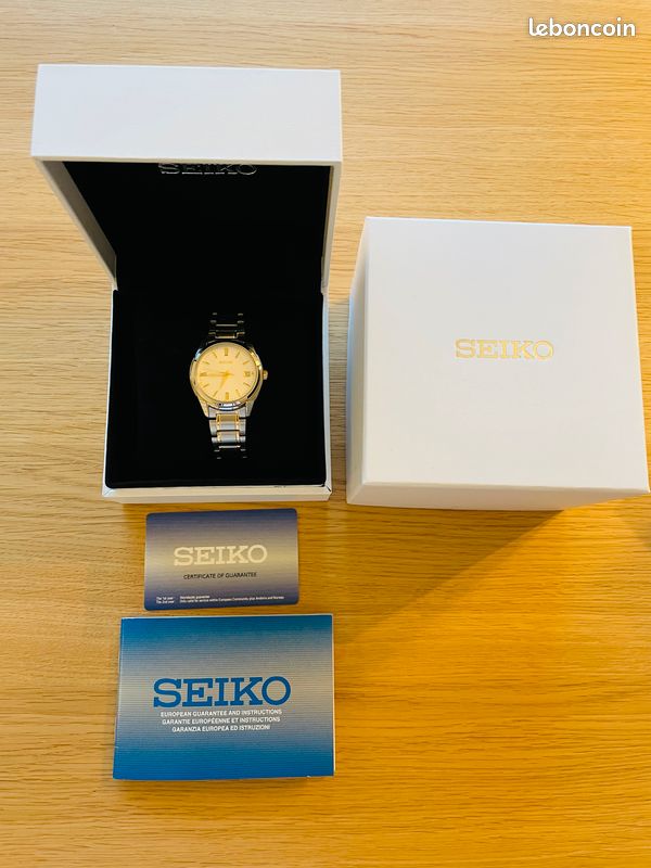 Montre seiko classique acier 36mm (image 1)
