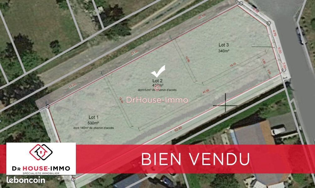 Terrain 435 m² · à Riom · 435 m² · 65 000 €