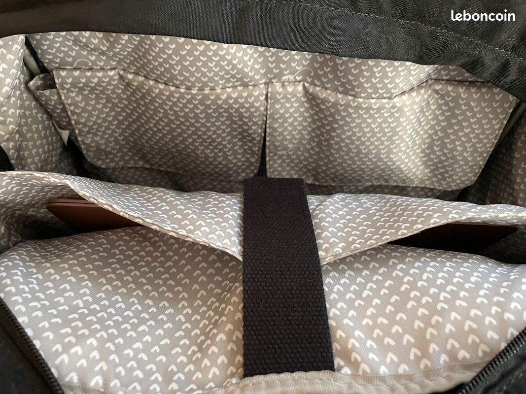 Sac ordinateur noir à roulettes, KIPLING (image 3)
