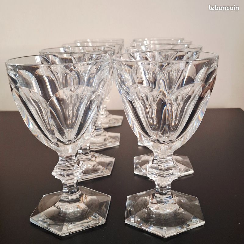 Verre à Eau Saint Hubert En Cristal Baccarat - Prix à L'unité (très Bon état)