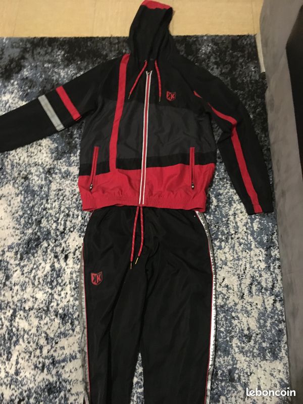 Veste Bas Survetement Foot Korner Veste FK Moon II Noir/Gris