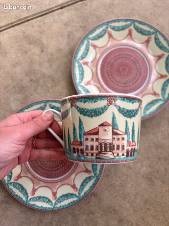Tasses et soucoupes Geneviève Lethu - Arts de la table