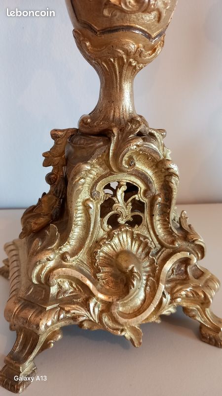 Chandelier bronze très ancien (image 11)