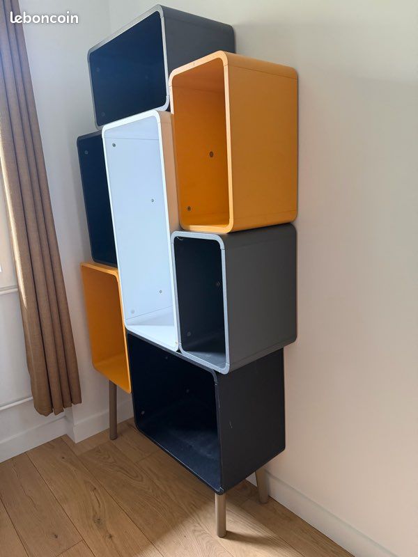 Bibliothèque modulable colorée – 7 cases (image 5)