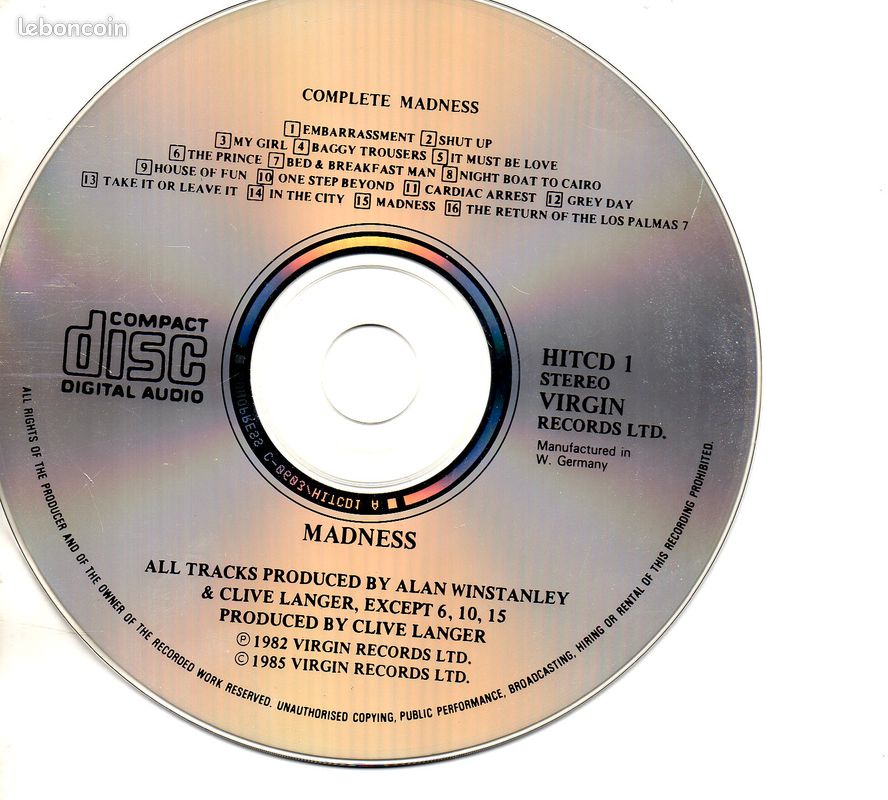 Madness – Complete Madness - CD (image 3)
