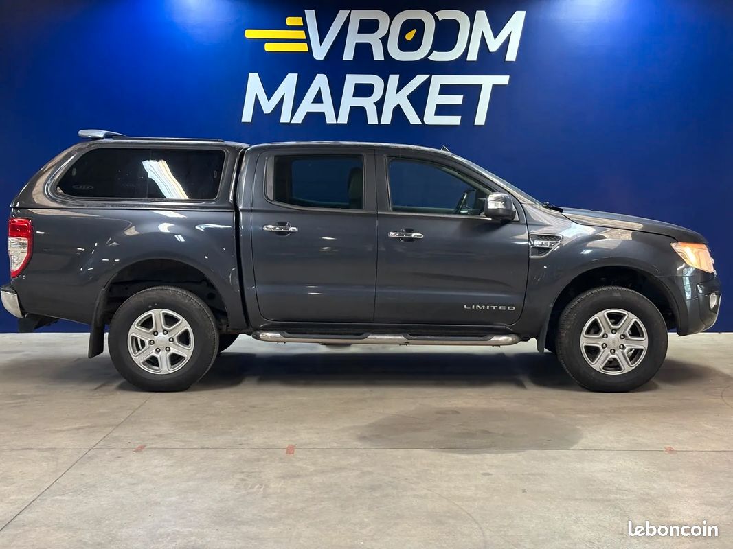 FORD Ranger 3.2 D 200ch LIMITED - 2015 - CarPlay - Suivi complet - Caméra de recul - Attelage - Sièges Chauffants (image 2)