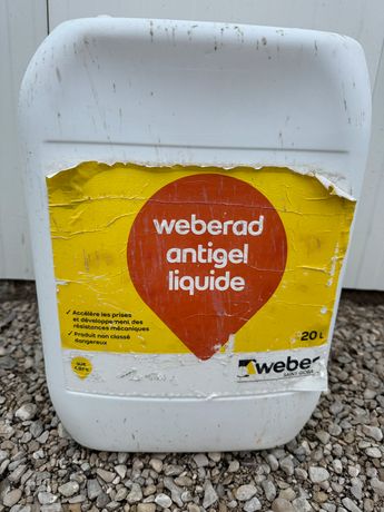 Weberad antigel liquide - Accélérateur de prise et développement de  résistances mécaniques du béton