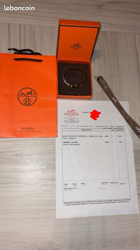 Bracelet Hermes clic H (image 1)