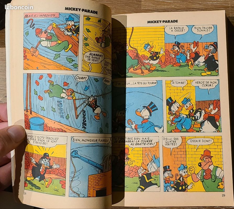 📘 Mickey Parade n°4: Donald triomphe Avril 1980 Vintage Disney collector (image 7)