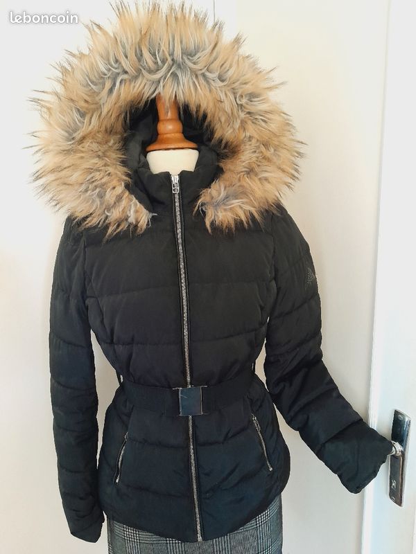 Manteau Fille Manteau Noir Jennyfer Doudoune Courte épaisse Fille