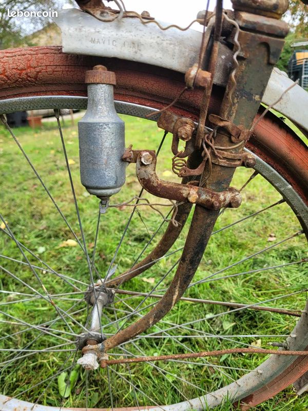 Ancienne Plaque Émaillée Vélo Cycles AS SUTTER – Châtellerault – Cyclisme Vintage
