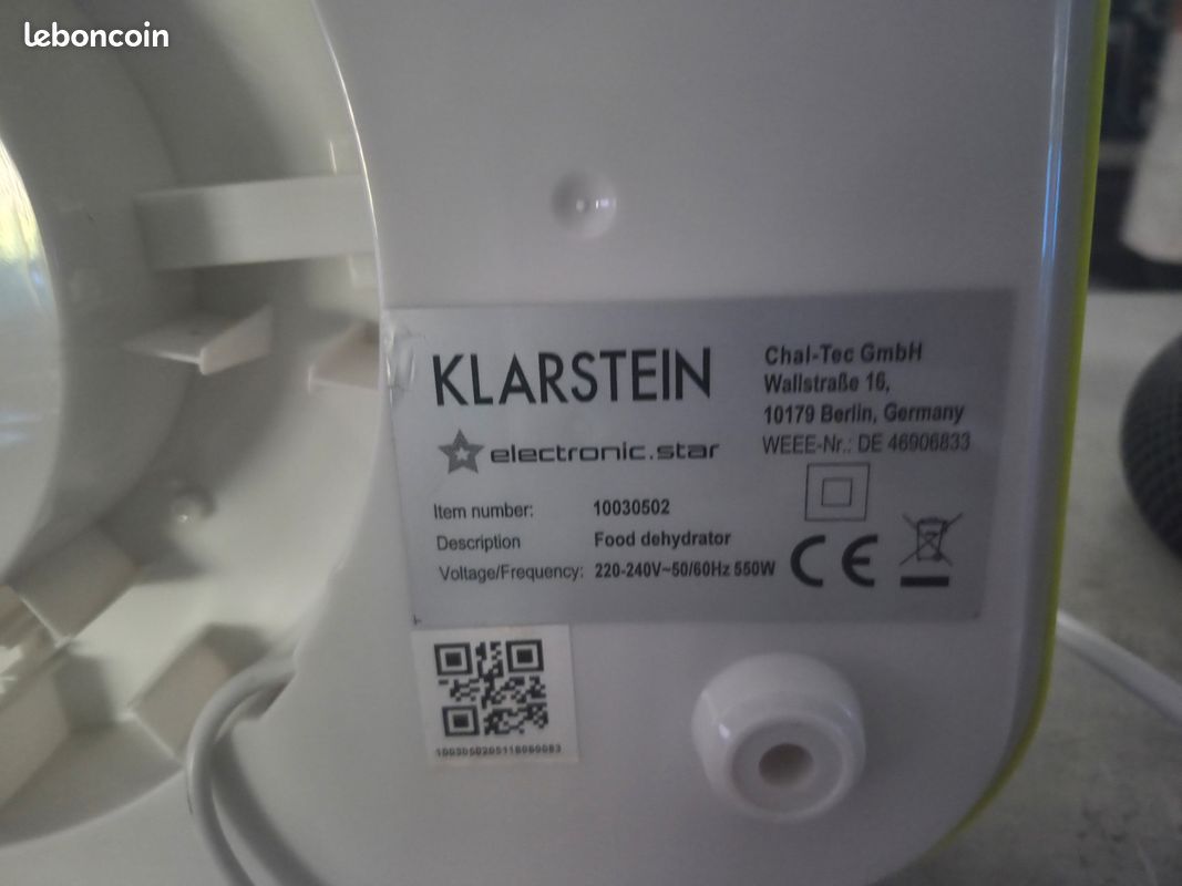 Déshydrateur alimentaire et yaourtière Klarstein (image 4)