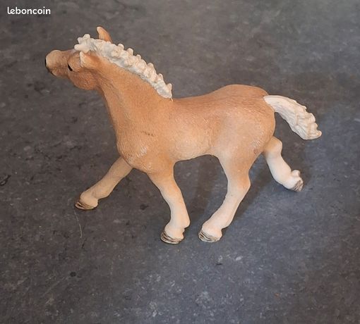 Schleich – Poulain Haflinger (Horse Club) – Figurine Blanche – Dès 3 Ans