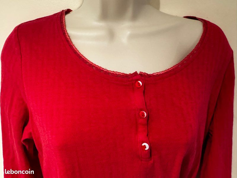 Pyjama, rouge-gorge, taille 38/M Vêtements
