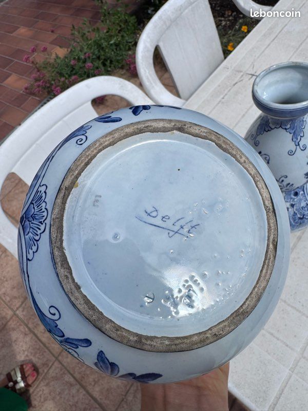 Lot de 2 vases Delf (image 6)
