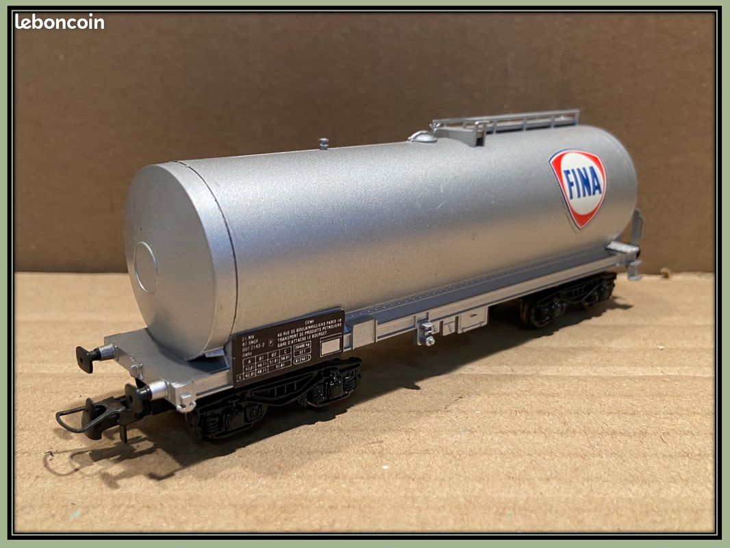 Wagon citerne a boggies Total SNCF Epoque 5 - francis miniatures