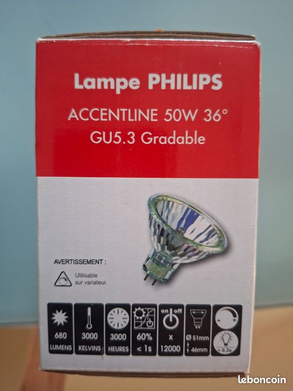 Vends spot encastrable orientable 50 watts (image 2)