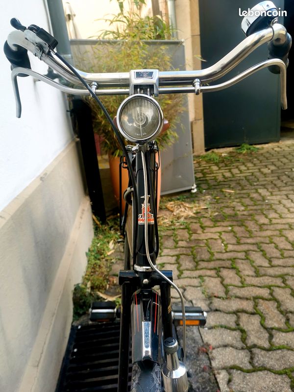 Vélo Cabas Raleigh Alpha Twenty Vintage 1980 - 3 Vitesses, Vert, Taille Cadre 43cm, état D'origine