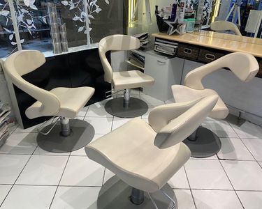 Fauteuil de coiffure noir ZA31 Hair System Fauteuils Pour Salon de Coiffure