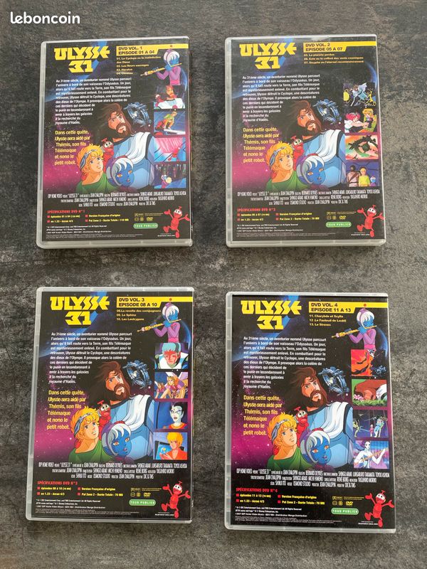 Lot 4 dvd Ulysse 31 (image 3)