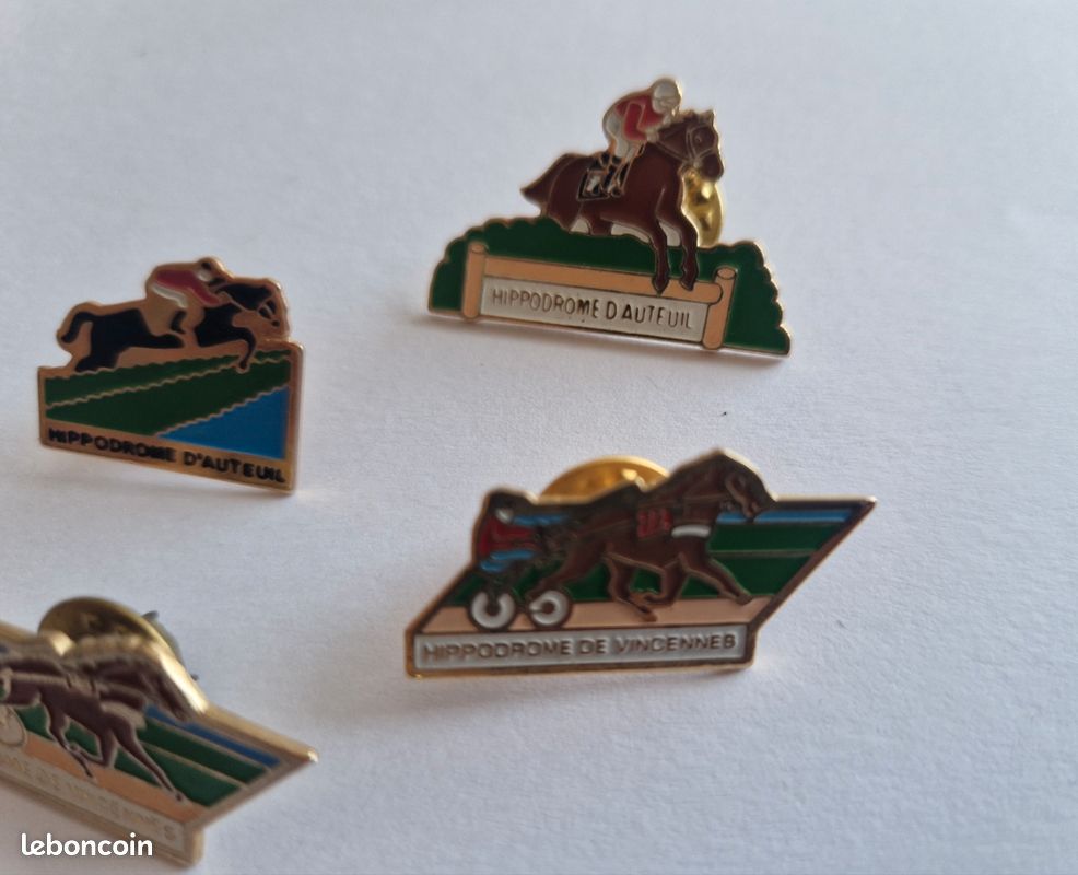 RARE PINS PIN'S .. SPORT CHEVAL HORSE TROT HIPPISME NORQ. ¤6A
