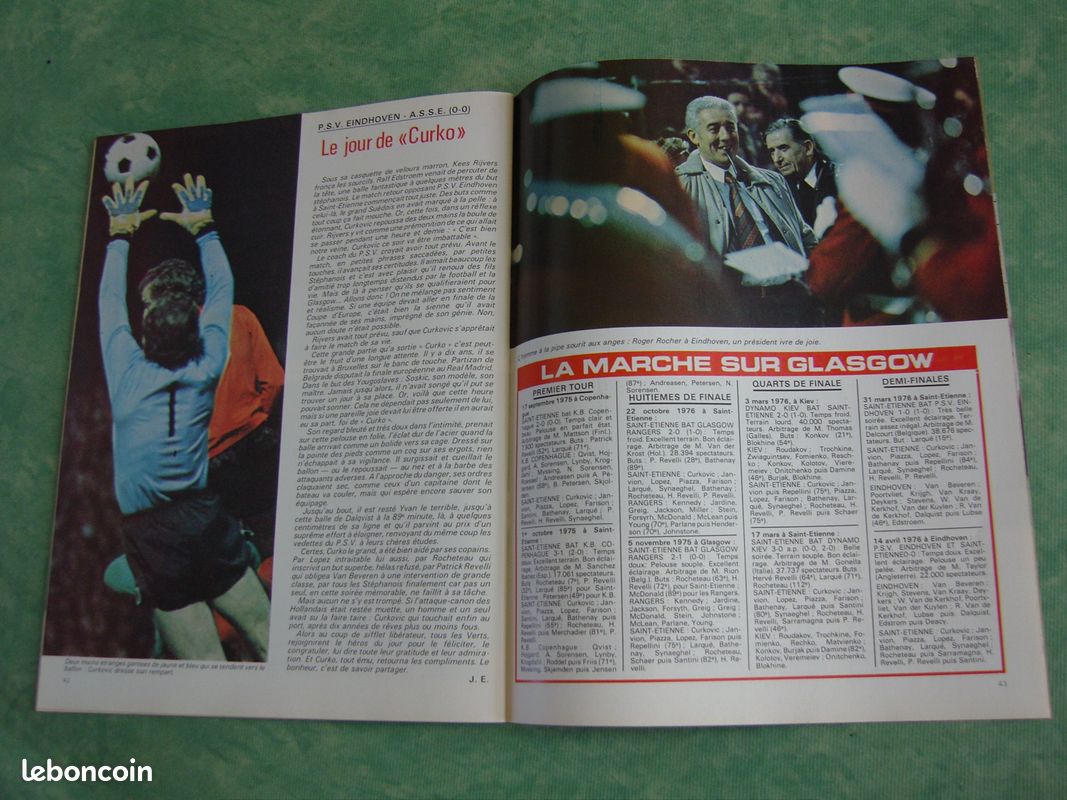 Magazine Football Rare – N°200 De Mai 1976 – L’Aventure Européenne Des Verts (Nancy)