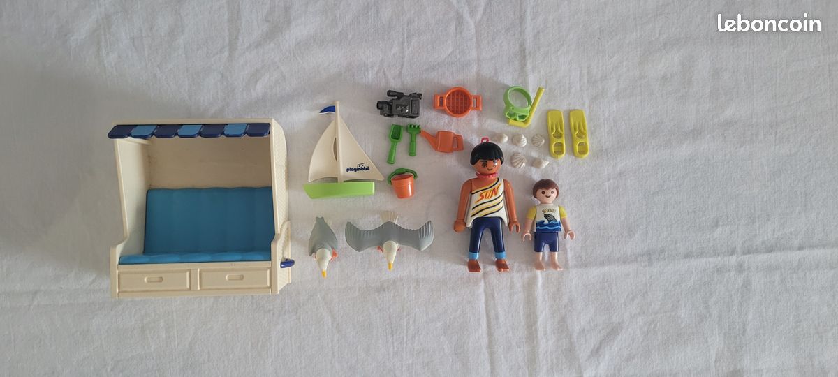 Playmobil 3660 Maman enfant fauteuil de plage (image 3)