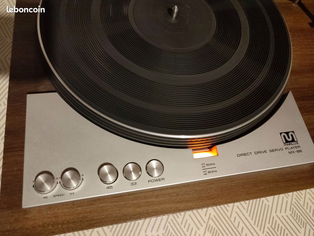 Platine vinyle vintage MARLUX MX86 🎶 - Photo, audio & vidéo