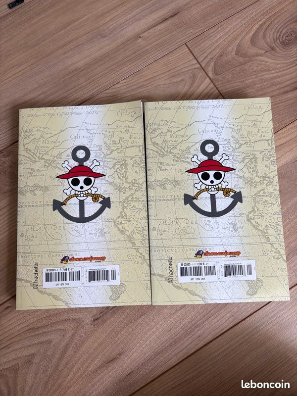 One piece Eiichiro oda tome 1 et 2 avec poster (image 2)