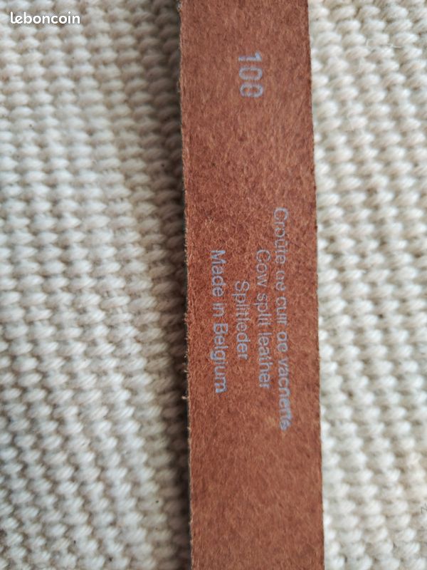 Ceinture bicolores en cuir (image 5)