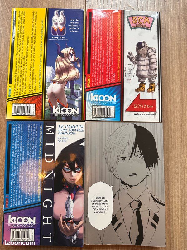 Mangas My hero Academia vol 1 2 3 6 (image 2)