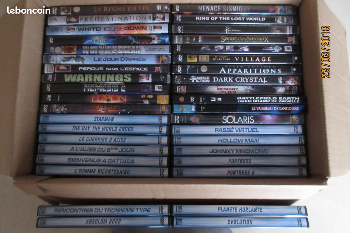 Divers DVD de SF et Fantastique, 2 euros par DVD (image 1)