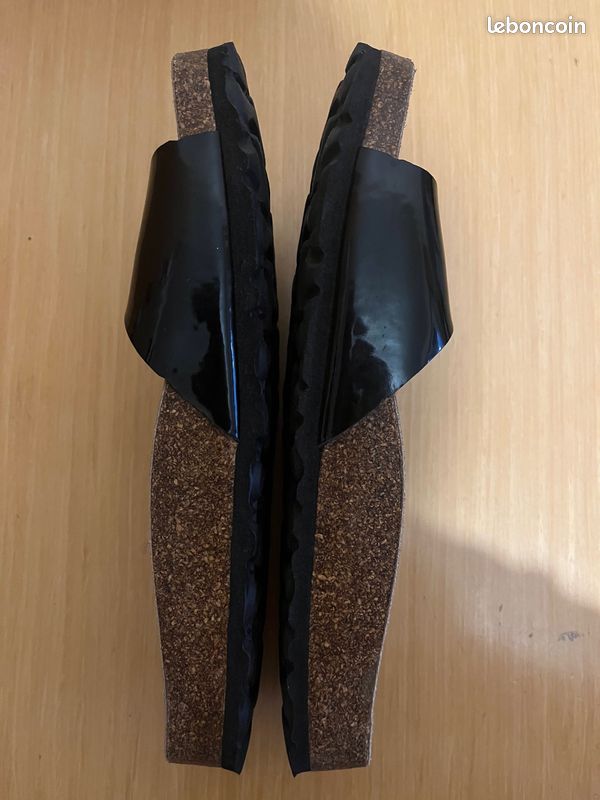 Bata Claquettes Noir, P.39 (image 9)