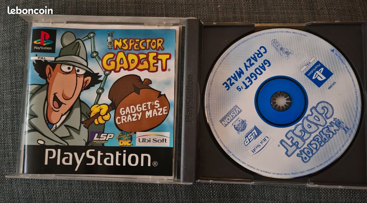Inspecteur Gadget Panique dans le Labyrinthe PS1 COMPLET / PAL