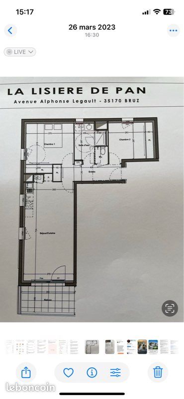 Appartement a louer bruz - 3 pièce(s) - 65 m2 - Surfyn