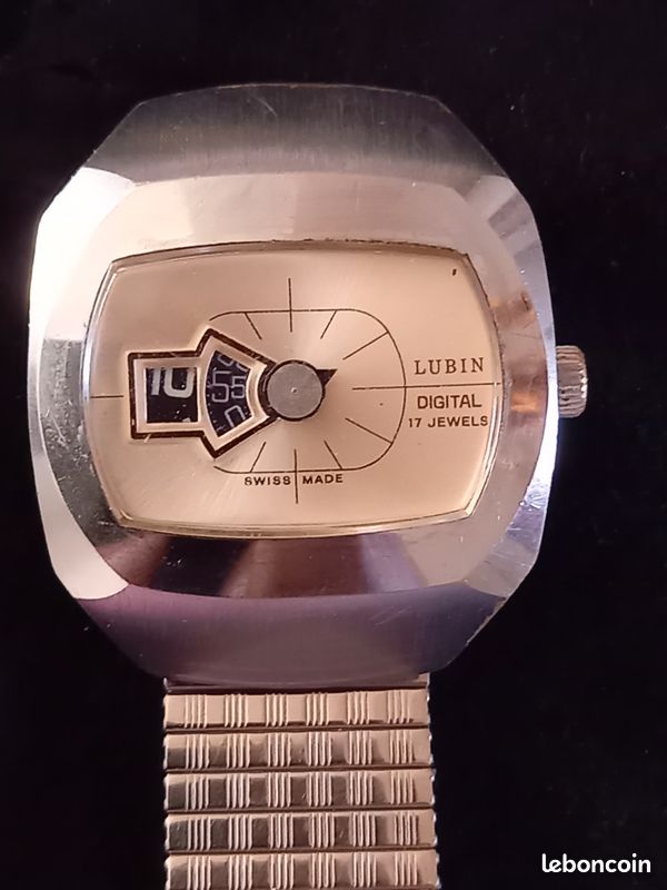 MONTRE LUBIN MÉCANIQUE ancienne fonctionne EUR 26,50 - FR