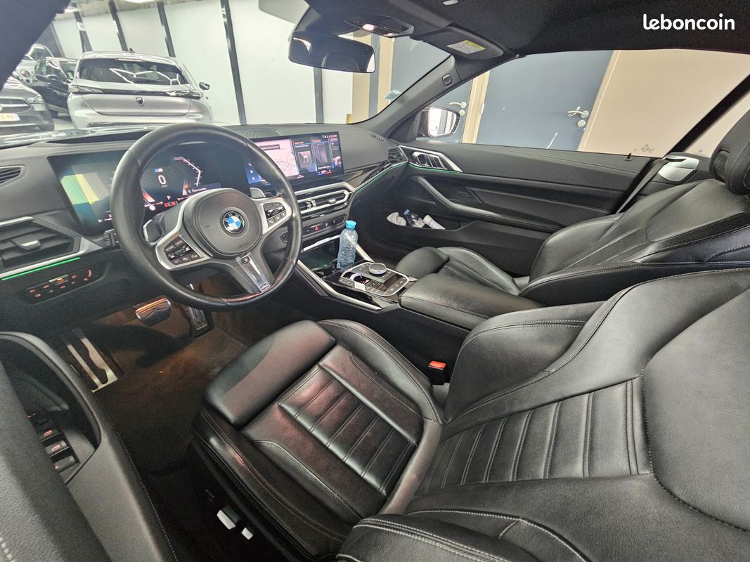 BMW 420i cabriolet M Sport / feux laser / ecrans full curvate display / siege chauffant / chauffage de nuque / régulateur auto adaptatif / feux auto / essuie-glace auto / volant chauffant / hayon ... (image 14)